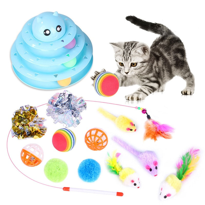 Neepet Cat Toys Mouse Shape Balls Shapes Kitten Love Cat Channel Funny Puppy Toy