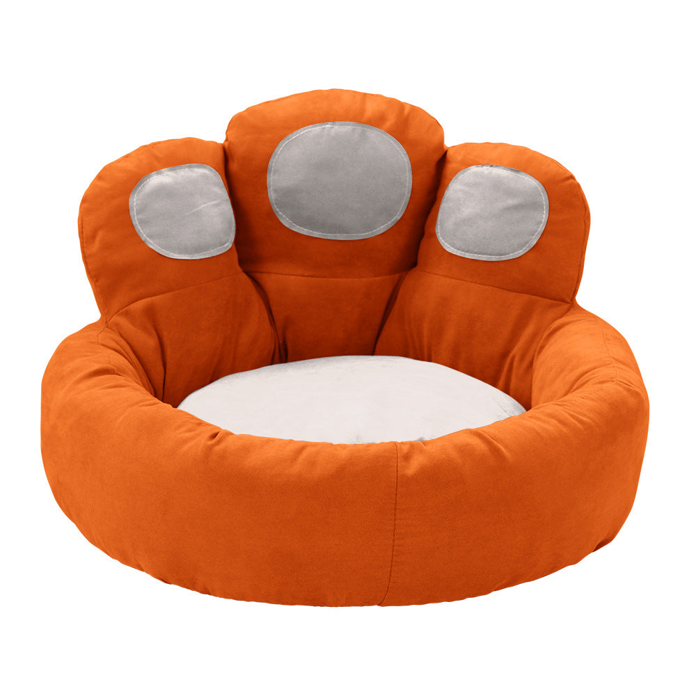 NEEPET  Suede Dog Sofa Bear's Paw Cusion for Cat Sleeping