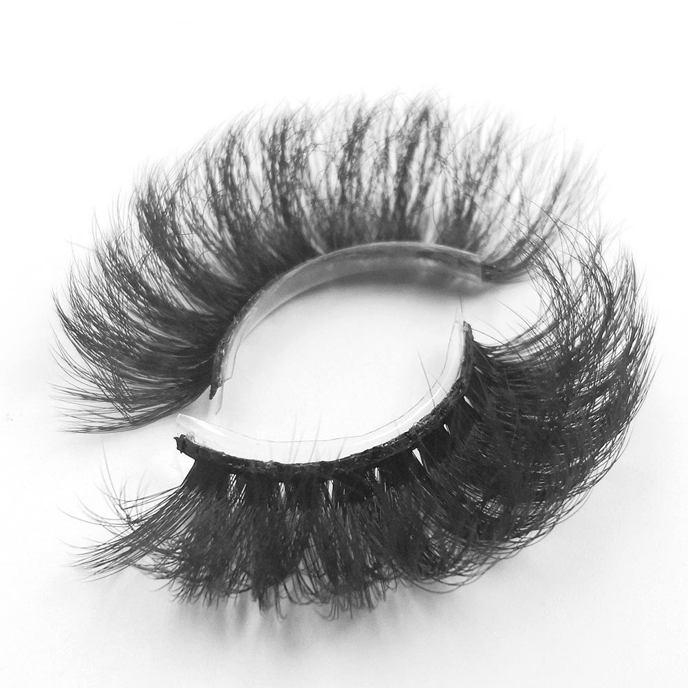 8 pairs of eyelashes with long curly 6D thick Faux mink eyelashes 25mm 6D-A08