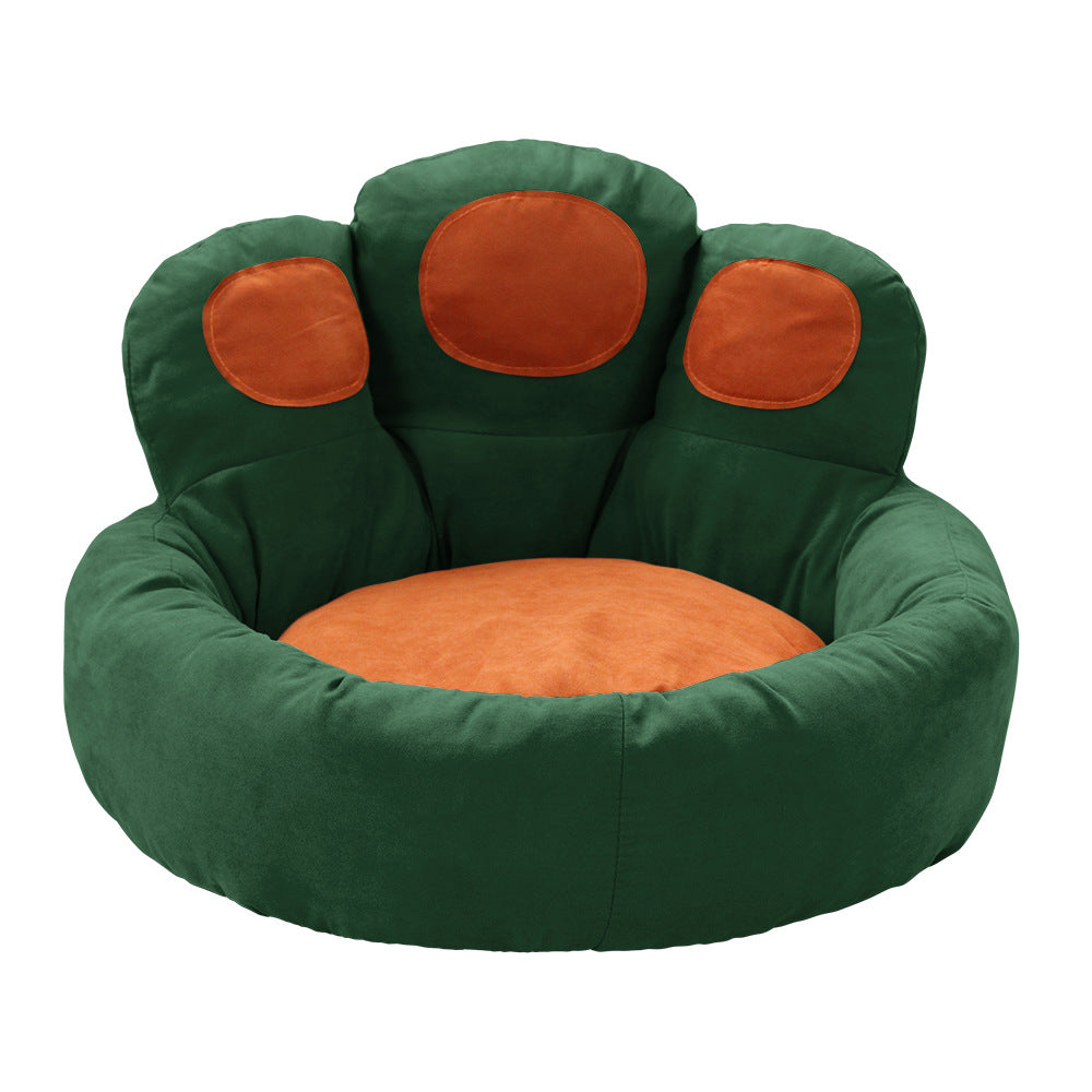 NEEPET  Suede Dog Sofa Bear's Paw Cusion for Cat Sleeping