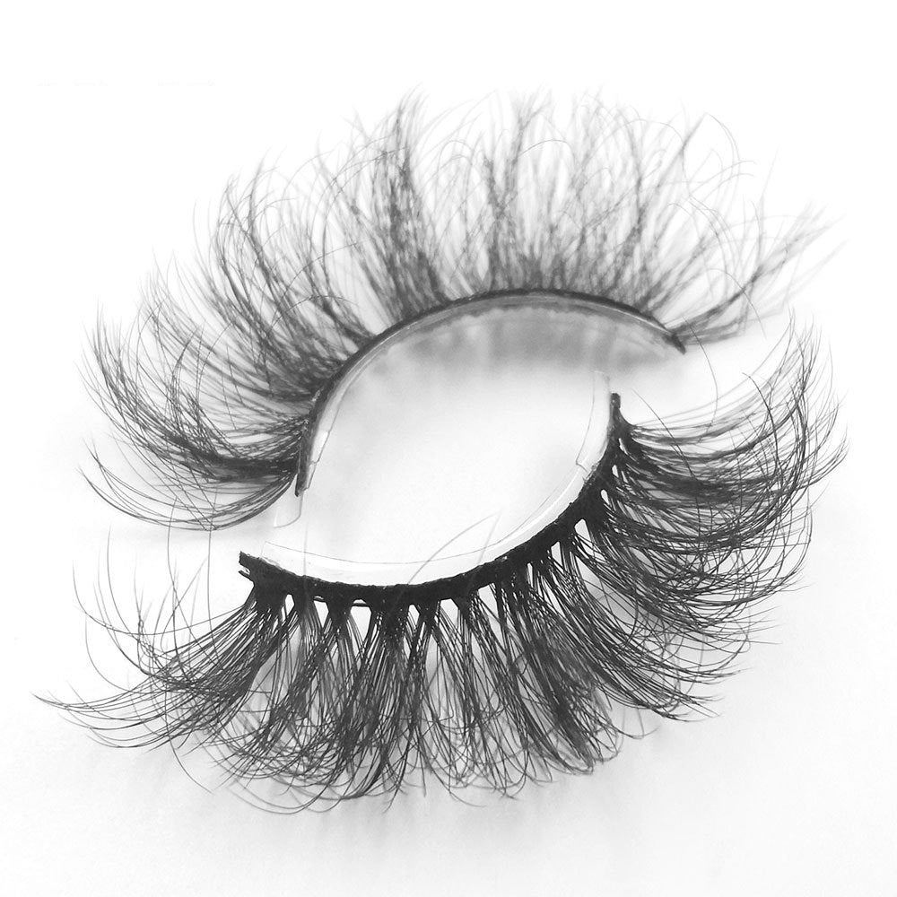 8 pairs of eyelashes with long curly 6D thick Faux mink eyelashes 25mm 6D-A12