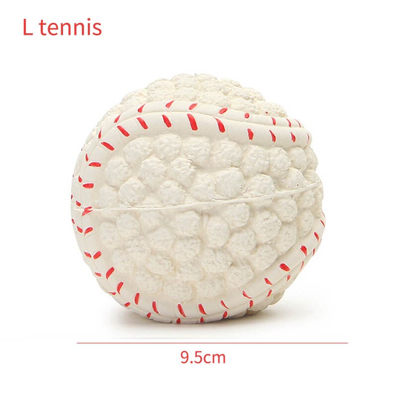 Neepet Latex Pet Ball Squeak Toys Cleaning Tooth Chew Voice Non-toxic Training Balls