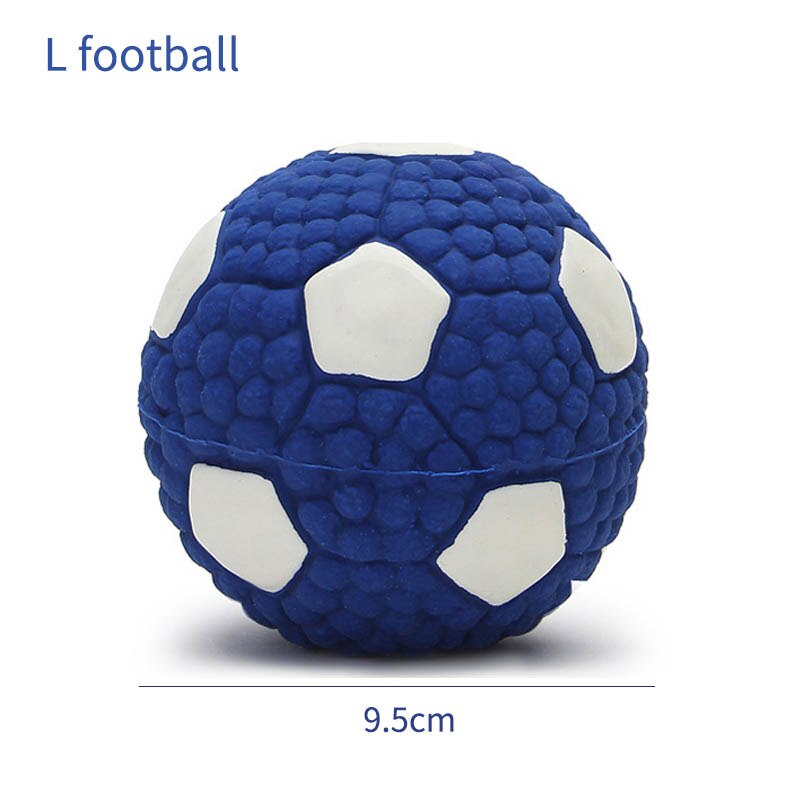 Neepet Latex Pet Ball Squeak Toys Cleaning Tooth Chew Voice Non-toxic Training Balls