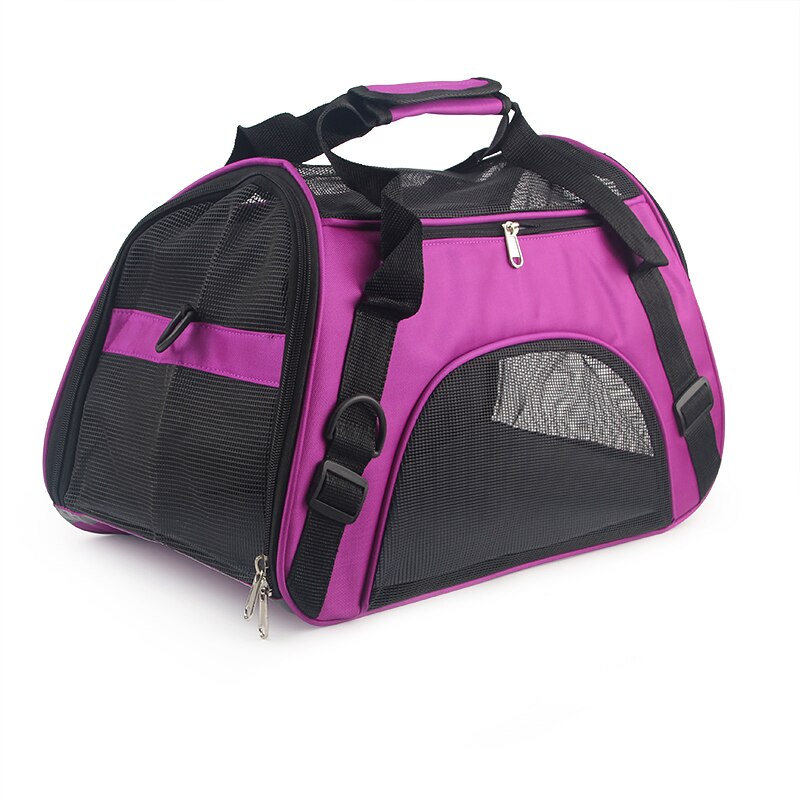 Neepet Soft-sided Carriers Portable Pet Bag Pink Dog Carrier Bags Outgoing Travel