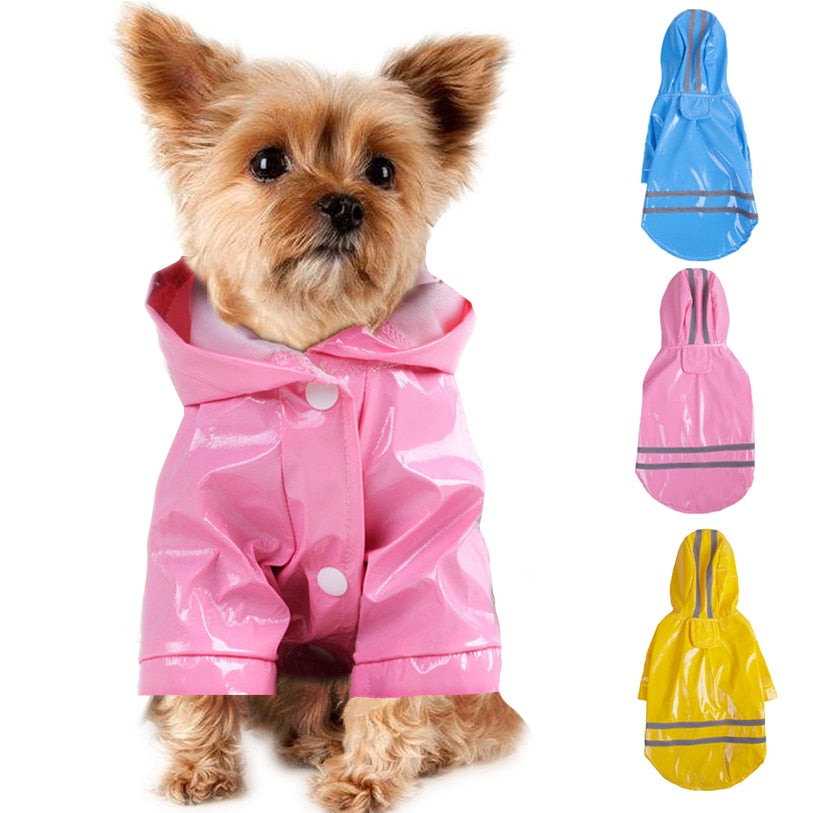 Neepet Puppy Rain Day Hoody Waterproof Jacket Cat Raincoat