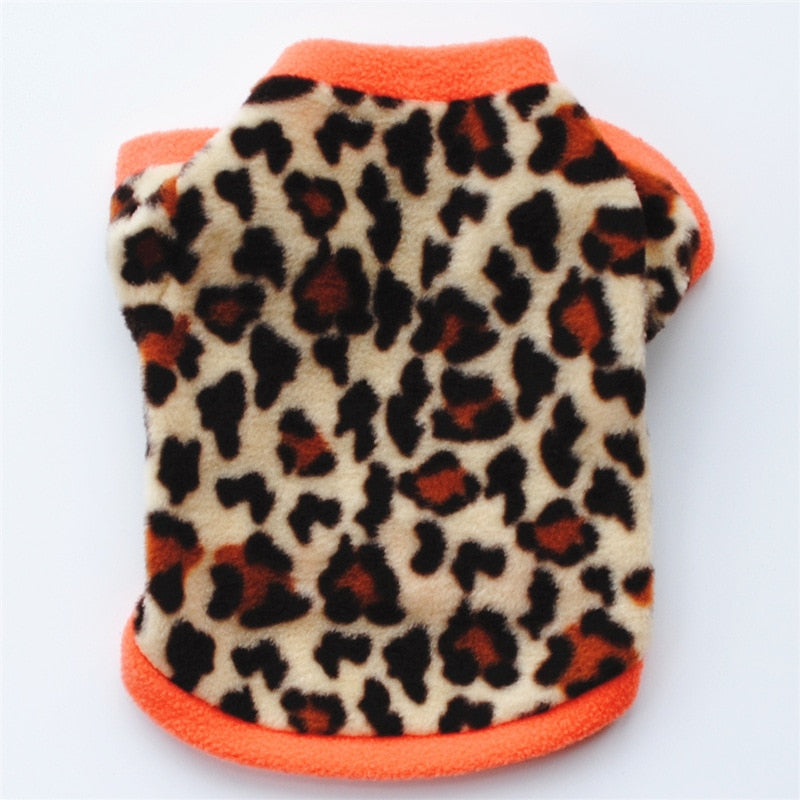 Neepet Warm Fleece Dog Clothes Puppy Skull Printed Coat Dogs Pullover