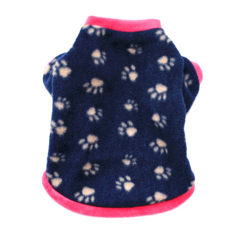 Neepet Warm Fleece Dog Clothes Puppy Skull Printed Coat Dogs Pullover