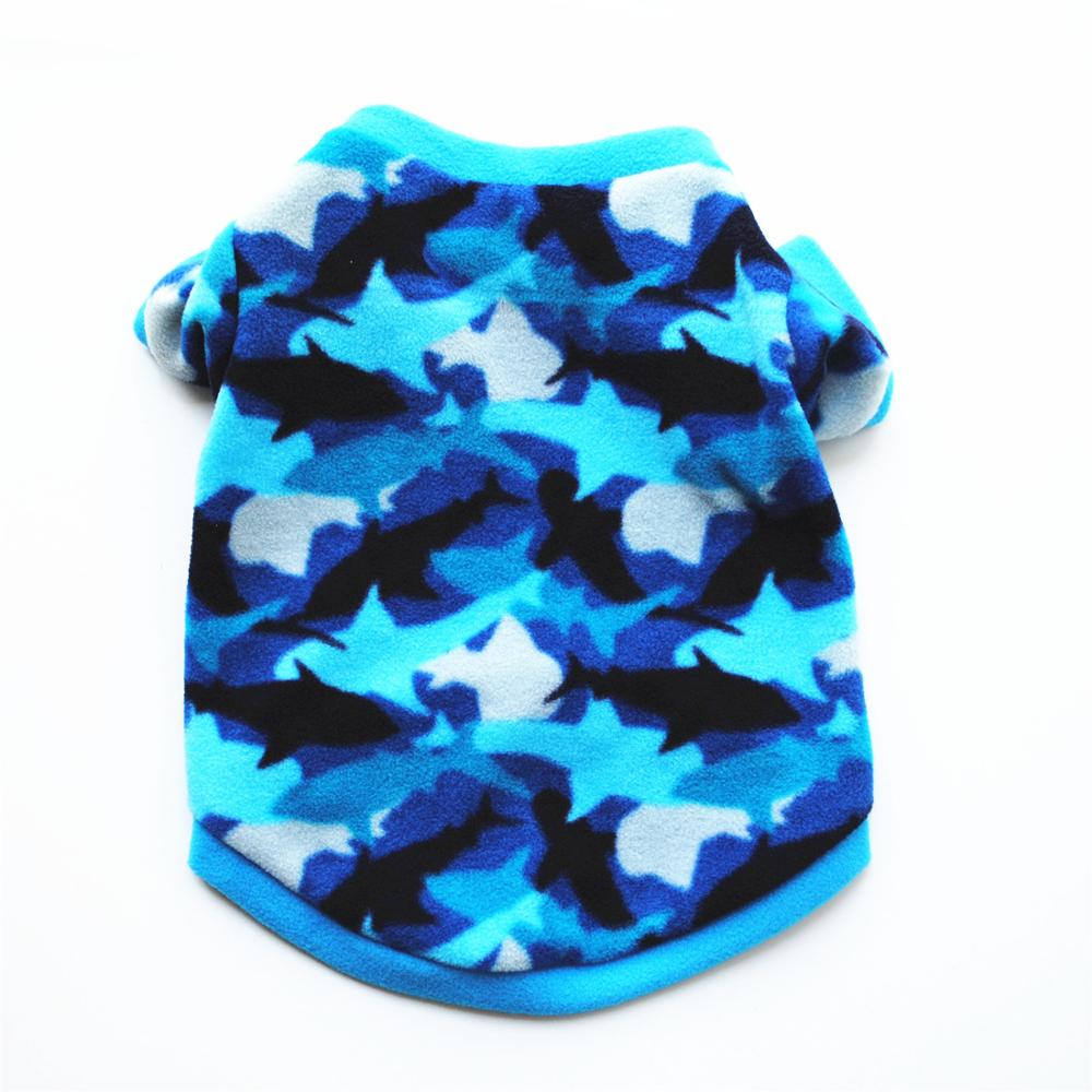 Neepet Warm Fleece Dog Clothes Puppy Skull Printed Coat Dogs Pullover